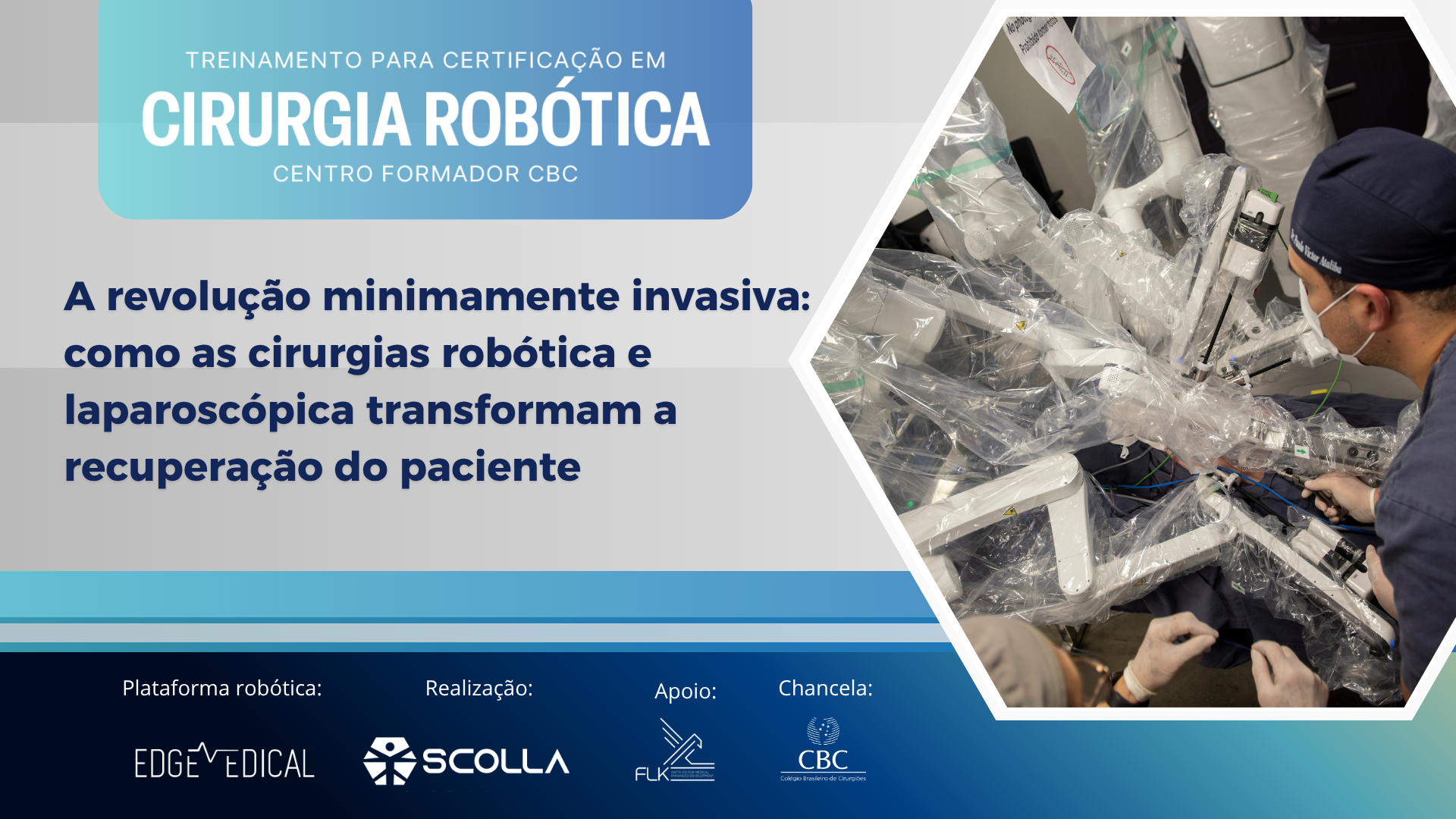 A revolução minimamente invasiva: como as cirurgias robótica e laparoscópica transformam a recuperação do paciente
